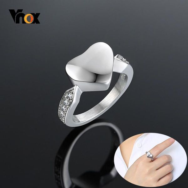 cluster rings vnox women's heart urn finger ring with bling cz stones never fade love keepsake gifts female jewelry, Golden;silver
cluster rings vnox women's heart urn finger ring with bling cz stones never fade love keepsake gifts female jewelry, Golden;silver