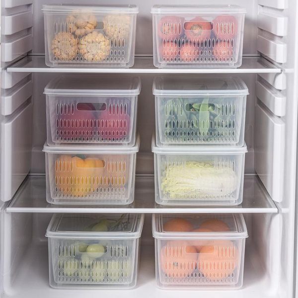 storage bottles & jars kitchen food box transparent plastic sealed fresh-keeping refrigerator fruit and vegetable xqmg organization
storage bottles & jars kitchen food box transparent plastic sealed fresh-keeping refrigerator fruit and vegetable xqmg organization