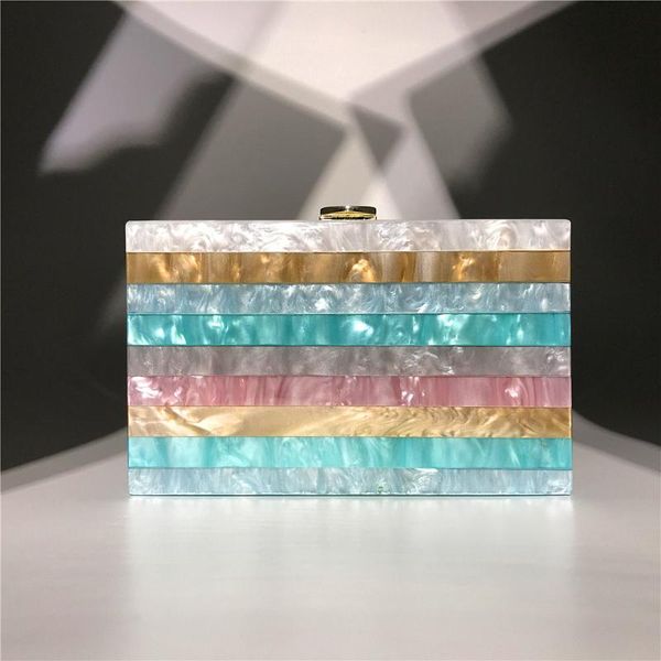 evening bags trendy handbag brand fashion women white striped acrylic luxury party woman cute wedding box clutch purse
evening bags trendy handbag brand fashion women white striped acrylic luxury party woman cute wedding box clutch purse