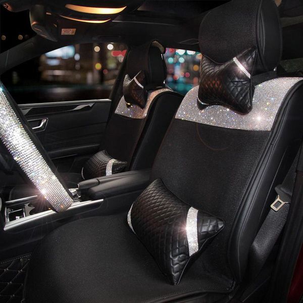 seat cushions diamond car styling decoration accessories headrest neck pillow waist support lumbar pu leather with crystal pillows
seat cushions diamond car styling decoration accessories headrest neck pillow waist support lumbar pu leather with crystal pillows