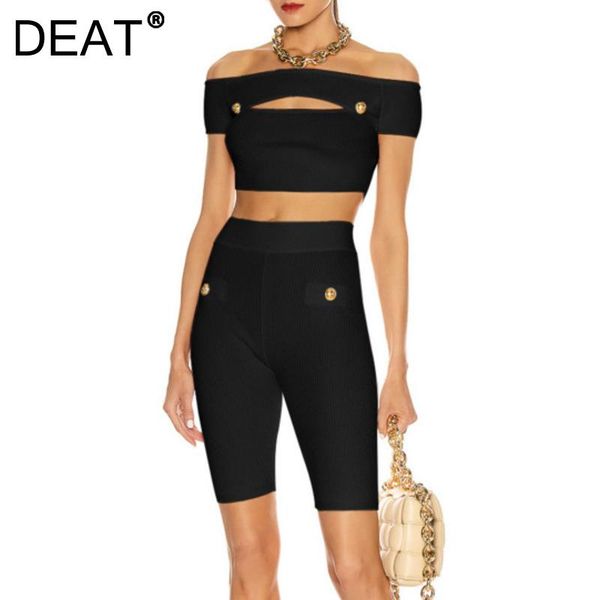 women's tracksuits deat 2021 women fashion slim solid color strapless metal buckle hollow out knitted high waist shorts summer autumn 7, Gray
women's tracksuits deat 2021 women fashion slim solid color strapless metal buckle hollow out knitted high waist shorts summer autumn 7, Gray
