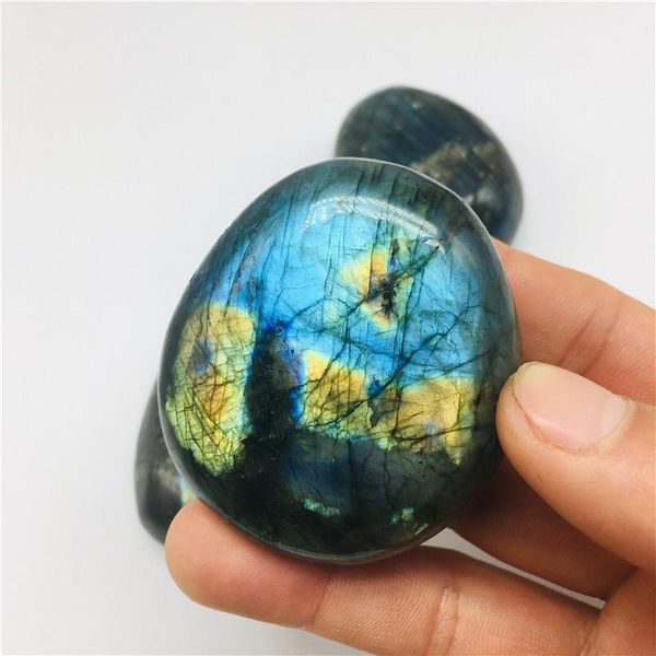 decorative objects & figurines 1pcs natural mineral specimen flashy labradorite pebble palm stone
decorative objects & figurines 1pcs natural mineral specimen flashy labradorite pebble palm stone