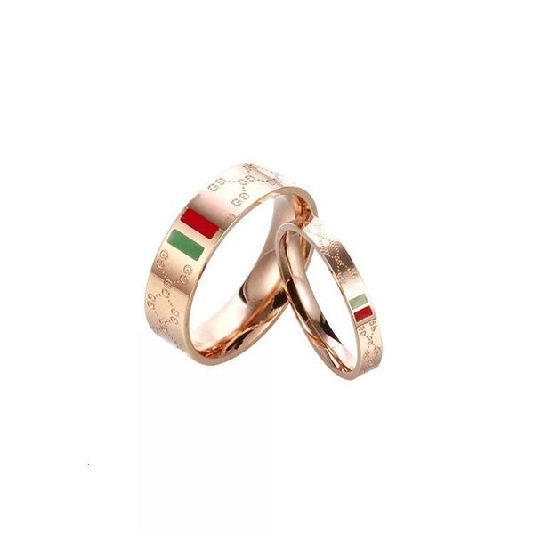 korean titanium steel plated rose gold red and green ring for women, Silver 
korean titanium steel plated rose gold red and green ring for women, Silver