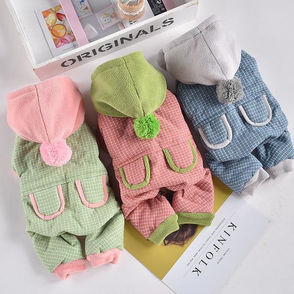 dog apparel est style green blue pink colors clothes for autumn and winter thick fine plaid hooded dogs onesie
dog apparel est style green blue pink colors clothes for autumn and winter thick fine plaid hooded dogs onesie