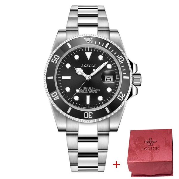 wristwatches 2021wristwatch lgxige brand watch business quartz watches men stainless steel band casual with box reloj hombre, Slivery;brown
wristwatches 2021wristwatch lgxige brand watch business quartz watches men stainless steel band casual with box reloj hombre, Slivery;brown