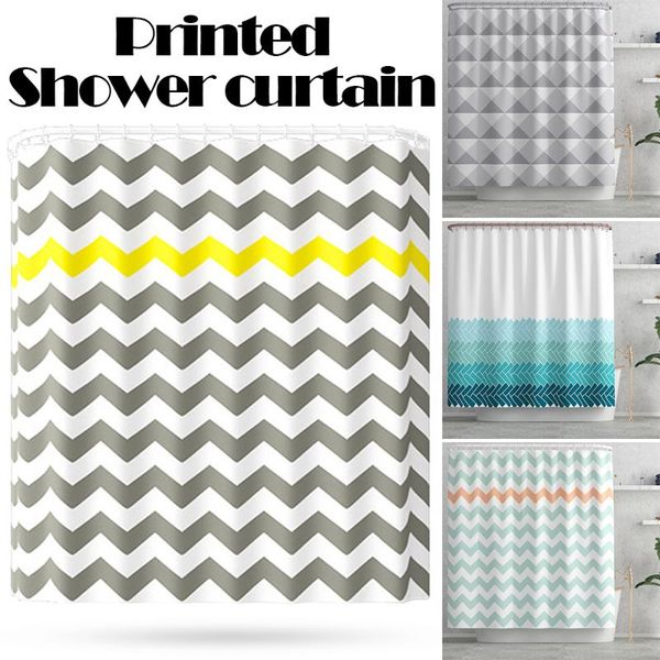 shower curtains curtain simple geometric stripe printing waterproof polyester bath for bathroom accessories with hooks
shower curtains curtain simple geometric stripe printing waterproof polyester bath for bathroom accessories with hooks