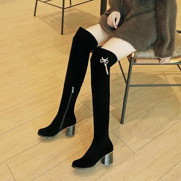 boots 2021 over the knee women faux suede thigh high heels ladies women's winter size 34-43, Black
boots 2021 over the knee women faux suede thigh high heels ladies women's winter size 34-43, Black