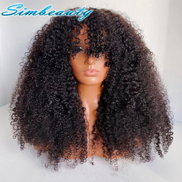 lace wigs fringe human hair 250 density afro curly front for black women 13x6 kinky 360, Black;brown
lace wigs fringe human hair 250 density afro curly front for black women 13x6 kinky 360, Black;brown