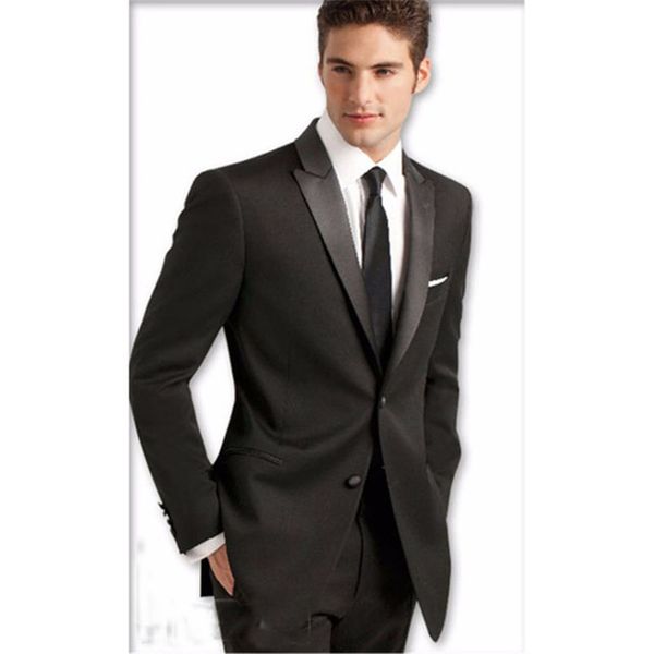 men's suits & blazers made on thin order fit two black buttons groom's suit tuxedo satin shawl man's lapel wedding, White;black
men's suits & blazers made on thin order fit two black buttons groom's suit tuxedo satin shawl man's lapel wedding, White;black