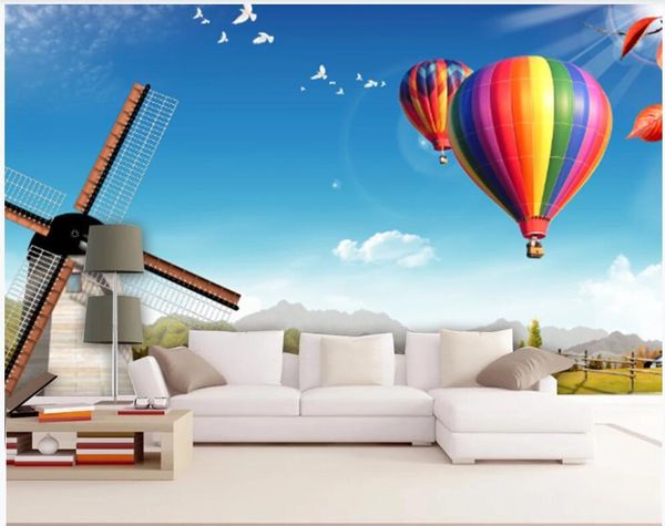wallpapers 3d wallpaper custom po mural on the wall dutch meadow air balloon windmill home decor paper for living room
wallpapers 3d wallpaper custom po mural on the wall dutch meadow air balloon windmill home decor paper for living room