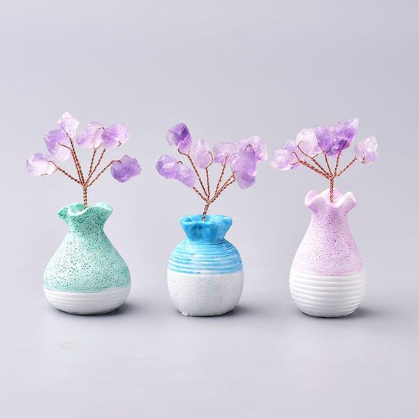 decorative objects & figurines 1pc natural amethyst tree vase crystal quartz mineral handmade of life home decoration lucky ornaments diy gi
decorative objects & figurines 1pc natural amethyst tree vase crystal quartz mineral handmade of life home decoration lucky ornaments diy gi