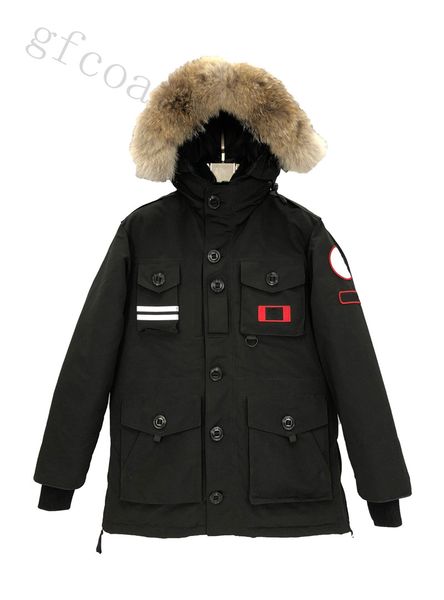 2021 men's wemen's down parkas real wolf fur collar hooded white goose jacket winter coat mens warm parka padded jackets gojnk01, Black
2021 men's wemen's down parkas real wolf fur collar hooded white goose jacket winter coat mens warm parka padded jackets gojnk01, Black
