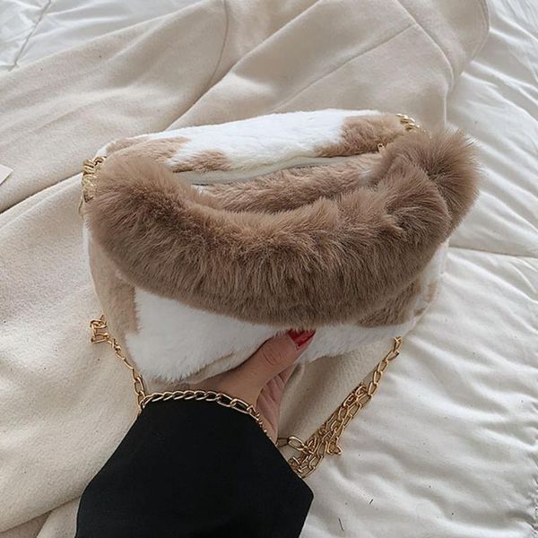 evening bags leftside plush pillow tote bag 2021 winter high-quality soft faux fur women's designer handbag color contrast shoulder
evening bags leftside plush pillow tote bag 2021 winter high-quality soft faux fur women's designer handbag color contrast shoulder
