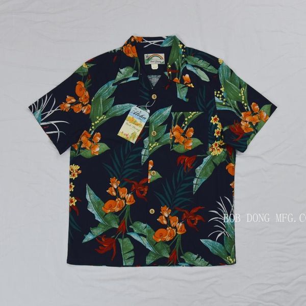 men's casual shirts dong floral bob hawaiian party beach men for holiday tropial aloha, White;black
men's casual shirts dong floral bob hawaiian party beach men for holiday tropial aloha, White;black