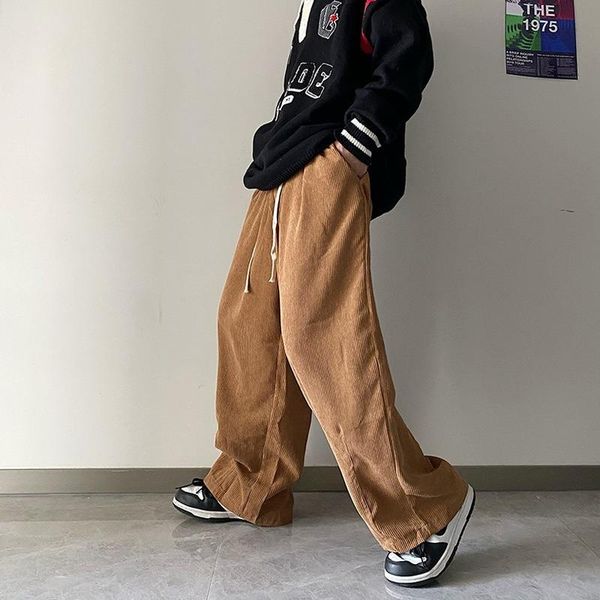 men's pants houzhou black corduroy loose trousers male autumn japanese streetwear hip hop harajuku straight drawstring
men's pants houzhou black corduroy loose trousers male autumn japanese streetwear hip hop harajuku straight drawstring