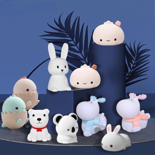 night lights colorful silicone led light cute animal soft cartoon usb rechargeable lamps for children bedroom baby christmas gift
night lights colorful silicone led light cute animal soft cartoon usb rechargeable lamps for children bedroom baby christmas gift