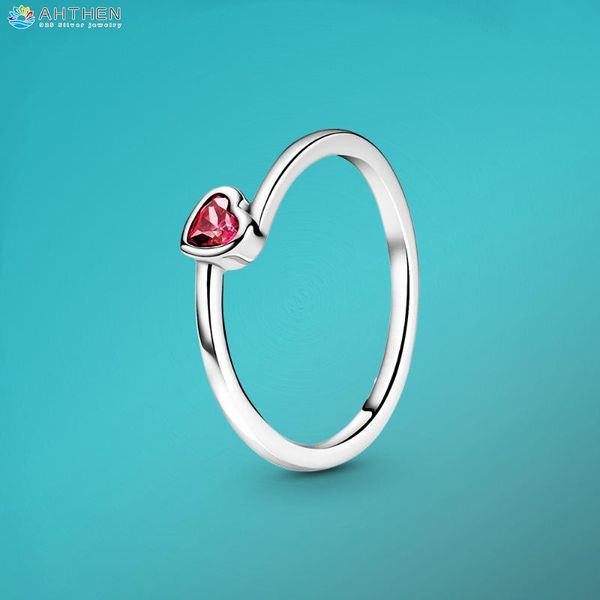 cluster rings ahthen 925 sterling silver red tilted heart solitaire ring original women ngagement jewelry gift, Golden;silver
cluster rings ahthen 925 sterling silver red tilted heart solitaire ring original women ngagement jewelry gift, Golden;silver