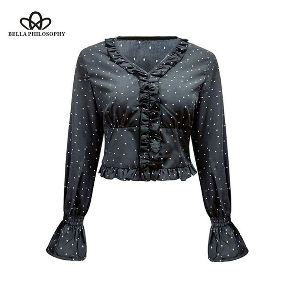 hstar women shirt dot long sleeve blouse vintage black short fashion slim spring print ol chic female girls women's blouses & shirts, White
hstar women shirt dot long sleeve blouse vintage black short fashion slim spring print ol chic female girls women's blouses & shirts, White