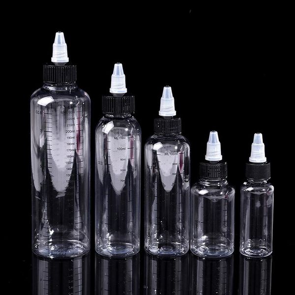 storage bottles & jars 1pcs plastic tube liquid capacity dropper 30/60/100/120/250ml twist cap tattoo pigment ink containers
storage bottles & jars 1pcs plastic tube liquid capacity dropper 30/60/100/120/250ml twist cap tattoo pigment ink containers