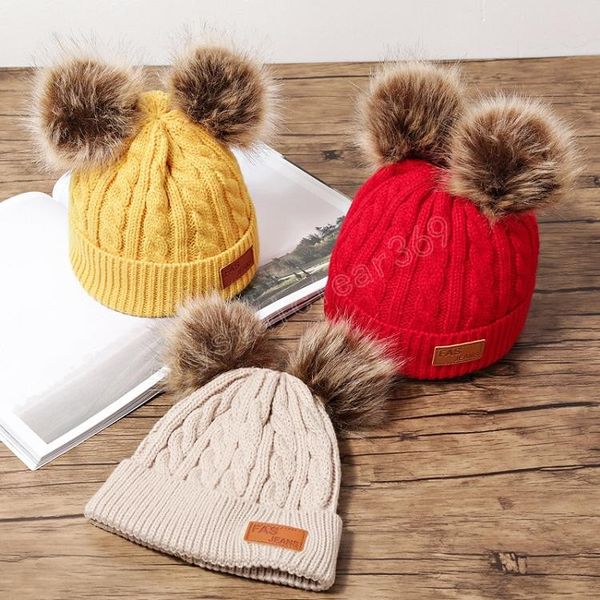 8 styles winter hat boys girls knitted beanies thick baby cute hair ball cap infant toddler warm caps boy girl pom poms warmer hats, Yellow
8 styles winter hat boys girls knitted beanies thick baby cute hair ball cap infant toddler warm caps boy girl pom poms warmer hats, Yellow