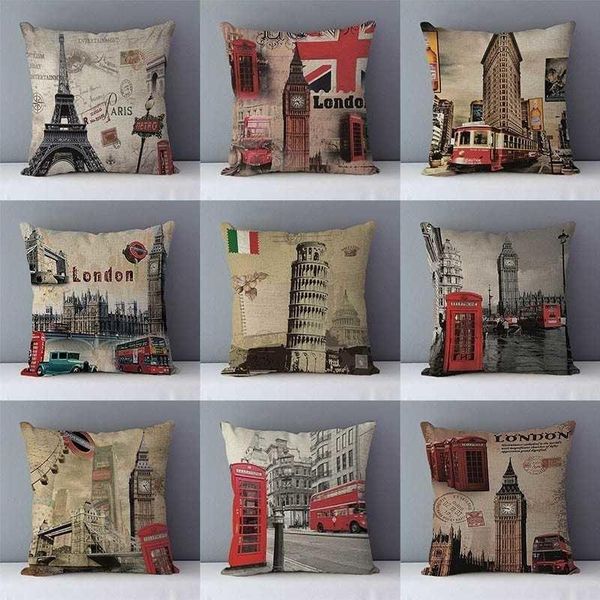 cushion/decorative pillow nostalgic retro couch cushion home decorative pillows london paris scenic printed square 45x45cm pillowcase seat b
cushion/decorative pillow nostalgic retro couch cushion home decorative pillows london paris scenic printed square 45x45cm pillowcase seat b
