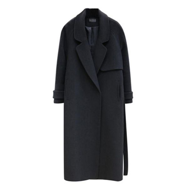 women's wool & blends 2021 winter woolen coats belt double-sided cashmere black blend loose plus size female long outerwear mujer
women's wool & blends 2021 winter woolen coats belt double-sided cashmere black blend loose plus size female long outerwear mujer