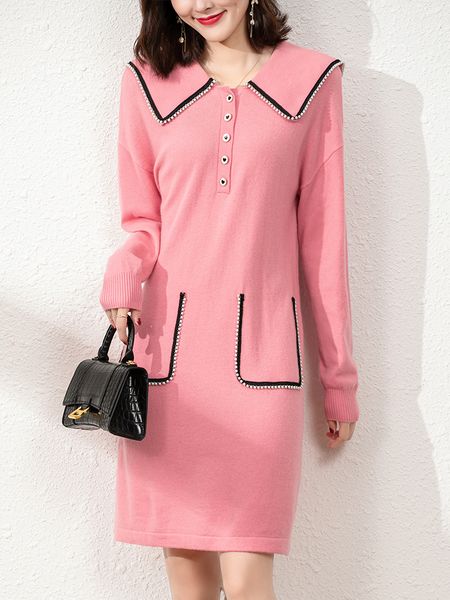 pink knitted dress 2021autumn and winter new younger fashion commuter a- line dress mid-length ladies dress, Black;gray
pink knitted dress 2021autumn and winter new younger fashion commuter a- line dress mid-length ladies dress, Black;gray