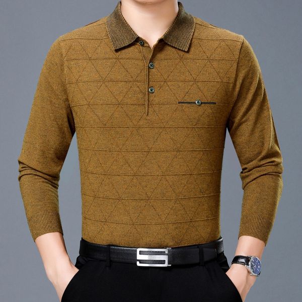 spring autumn middle-aged and elderly sweater lapel dad long sleeve t-shirt loose bottomed shirt men's large cloth, Black
spring autumn middle-aged and elderly sweater lapel dad long sleeve t-shirt loose bottomed shirt men's large cloth, Black