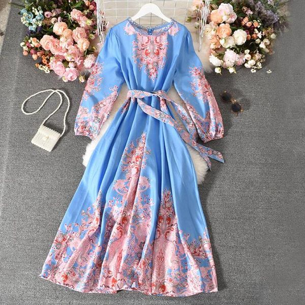 casual dresses women vintage print maxi style dress puff sleeve a-line high waist autumn bandage elegant long, Black;gray
casual dresses women vintage print maxi style dress puff sleeve a-line high waist autumn bandage elegant long, Black;gray