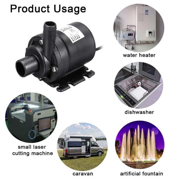 parts 5m submersible water circulation pump solar heater large brushless motor 800l/h lift 12v / 24v
parts 5m submersible water circulation pump solar heater large brushless motor 800l/h lift 12v / 24v