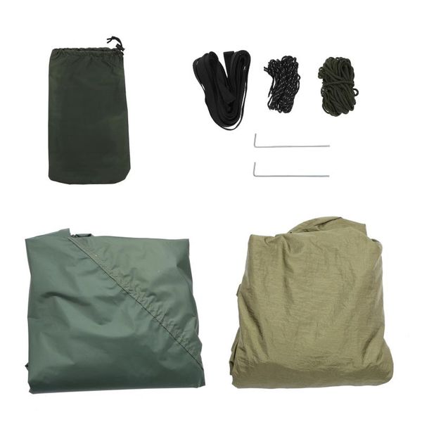 tents and shelters 1 set outdoor hammock tent with waterproof canopy awning sunshade (green)
tents and shelters 1 set outdoor hammock tent with waterproof canopy awning sunshade (green)