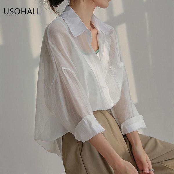 women's blouses & shirts usohall summer solid loose thin white breathable cotton shirt women sunscreen blouse coat
women's blouses & shirts usohall summer solid loose thin white breathable cotton shirt women sunscreen blouse coat