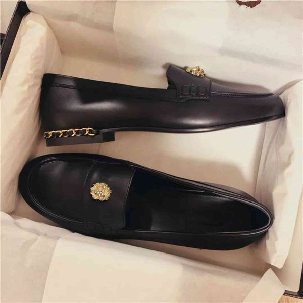 dress shoes marca de luxo couro genuÃno sapatos femininos moda senhoras matel coração mocassins corrente sólida rasa salto baixo r671, Black
dress shoes marca de luxo couro genuÃno sapatos femininos moda senhoras matel coração mocassins corrente sólida rasa salto baixo r671, Black