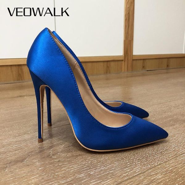 dress shoes veowalk royal blue women silk satin stilettos high heels elegant ladies fashion pointed toe slip-on pumps party, Black
dress shoes veowalk royal blue women silk satin stilettos high heels elegant ladies fashion pointed toe slip-on pumps party, Black