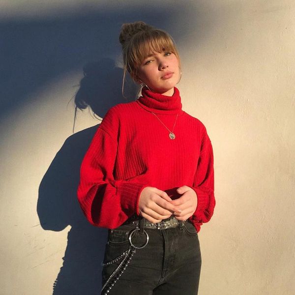 spring autumn 2021 turtleneck solid color knitted sweater women clothing red short casual female long sleeve cloth women's sweaters, White;black
spring autumn 2021 turtleneck solid color knitted sweater women clothing red short casual female long sleeve cloth women's sweaters, White;black