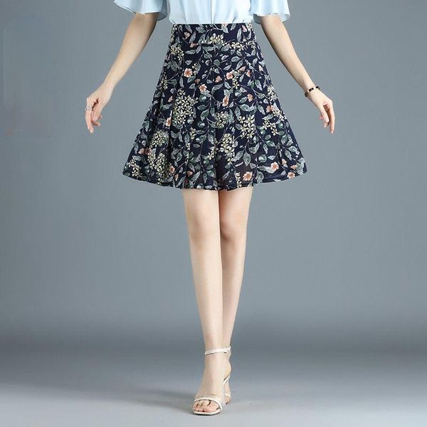 skirts 2021 women casual high waist floral print pleated skirt loose plus size short summer female a-line chiffon y222, Black
skirts 2021 women casual high waist floral print pleated skirt loose plus size short summer female a-line chiffon y222, Black