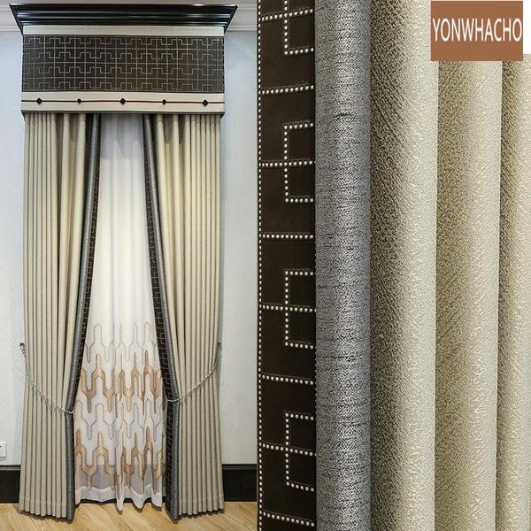 curtain & drapes custom curtains modern chinese study light luxury high-grade beige thick bedroom cloth blackout valance tulle panel b952
curtain & drapes custom curtains modern chinese study light luxury high-grade beige thick bedroom cloth blackout valance tulle panel b952