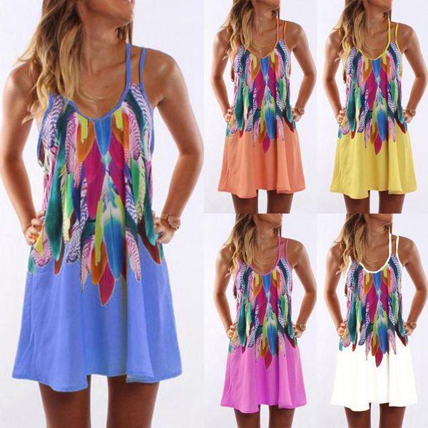 women plus size bohemian feather digital printing a-line mini dress crew neck colorful sleeveless beach tank sundress bx0a casual dress, Black;gray
women plus size bohemian feather digital printing a-line mini dress crew neck colorful sleeveless beach tank sundress bx0a casual dress, Black;gray