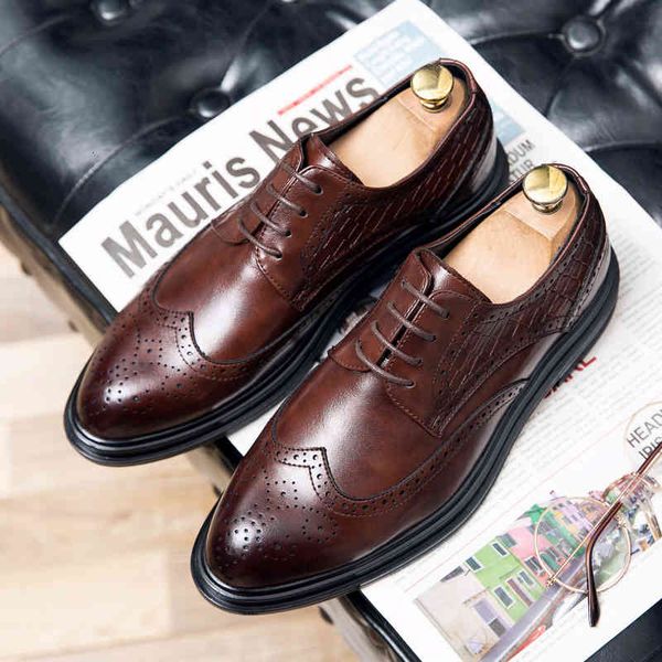 dress shoes leather men luxury men's business oxfords classic fashion lace-up oxford comfort spring autumn wedding 3zui, Black
dress shoes leather men luxury men's business oxfords classic fashion lace-up oxford comfort spring autumn wedding 3zui, Black