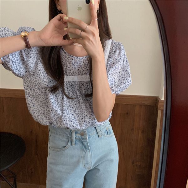 blouses sweet vintage hollow out floral blouses women summer korean style elegant short sleeve shirt femme, White
blouses sweet vintage hollow out floral blouses women summer korean style elegant short sleeve shirt femme, White