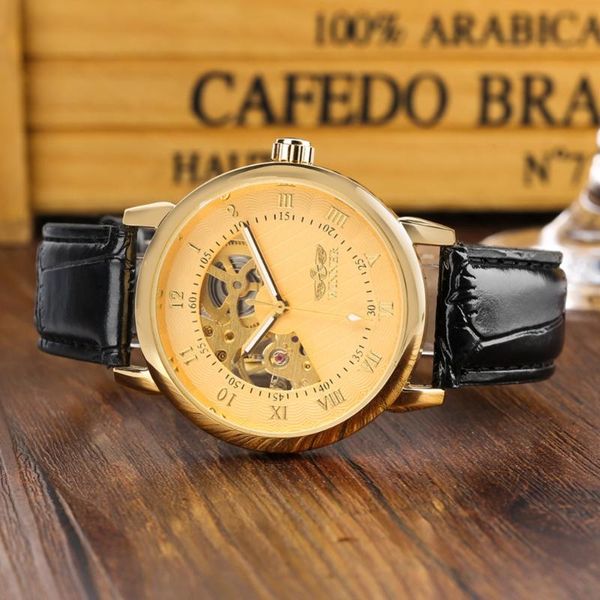 wristwatches men watch mechanical hand winding skeleton brand leisure clock black leather wristwatch male fashion reloj hombre, Slivery;brown
wristwatches men watch mechanical hand winding skeleton brand leisure clock black leather wristwatch male fashion reloj hombre, Slivery;brown