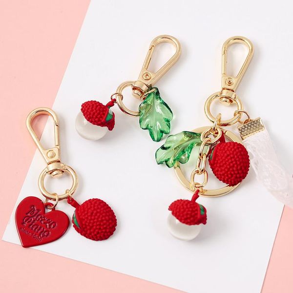 keychains cute litchi leechee fruit plants 3d crystal lace keychain for summer key chains ring bag pendent charm women accessories d617, Silver
keychains cute litchi leechee fruit plants 3d crystal lace keychain for summer key chains ring bag pendent charm women accessories d617, Silver