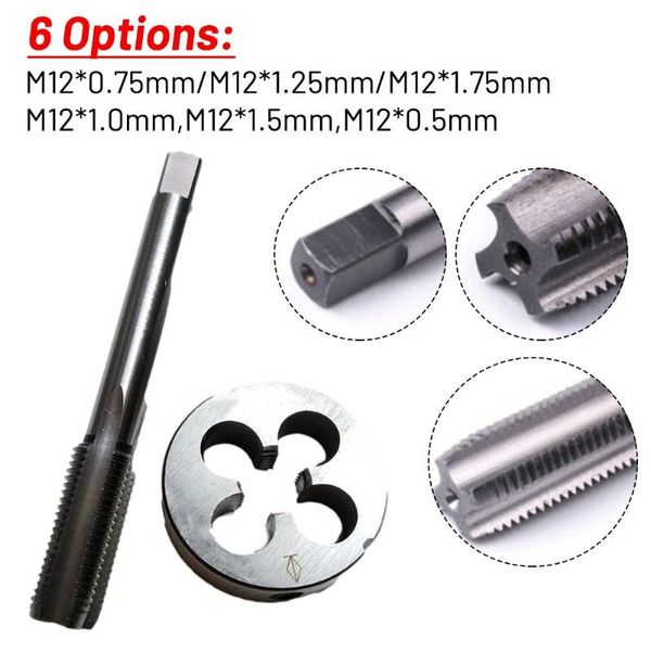 2pcs hss metric right screw hand tap die set fine thread dies taps suit m12 spiral point straight fluted tools
2pcs hss metric right screw hand tap die set fine thread dies taps suit m12 spiral point straight fluted tools