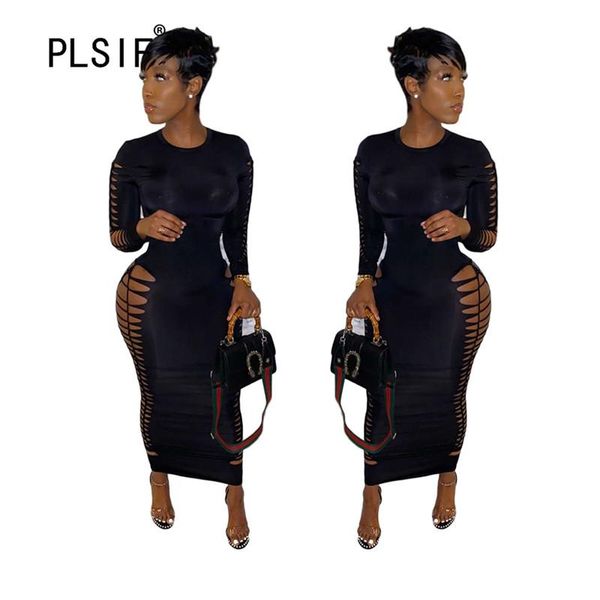 casual dresses european o neck long maxi dress full sleeve hollow party club female vestidos longo, Black;gray
casual dresses european o neck long maxi dress full sleeve hollow party club female vestidos longo, Black;gray
