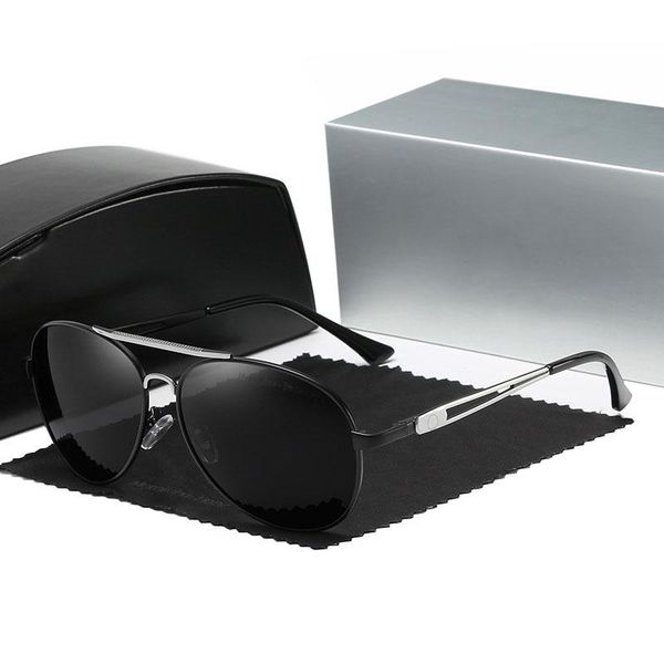 sunglasses fashion brand men polarized uv400 mercede 612 metal pilot retro glasses for driving fishing gafas de sol, White;black
sunglasses fashion brand men polarized uv400 mercede 612 metal pilot retro glasses for driving fishing gafas de sol, White;black