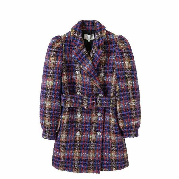 women's wool & blends fumu wuya 2021 winter double breasted coat woolen windbreaker medium length female uy043d1127, Black
women's wool & blends fumu wuya 2021 winter double breasted coat woolen windbreaker medium length female uy043d1127, Black