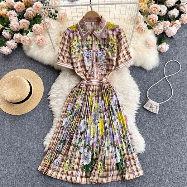 women's fashion retro plaid short-sleeve print embossed a-line elegant dress girl vestido de mujer s622 210527, Black;gray
women's fashion retro plaid short-sleeve print embossed a-line elegant dress girl vestido de mujer s622 210527, Black;gray