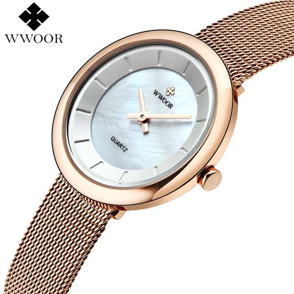 wristwatches wwoor elegant brand rose gold women watches 2021 montre femme fashion ladies bracelet ultrathin crust quartz wrist watch relogi, Slivery;brown
wristwatches wwoor elegant brand rose gold women watches 2021 montre femme fashion ladies bracelet ultrathin crust quartz wrist watch relogi, Slivery;brown