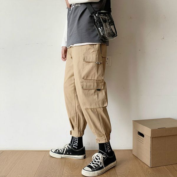 pants men casual plus size 3xl loose chic bundle ankle-length mens cargo trousers harajuku fashion high street ins students new, Black
pants men casual plus size 3xl loose chic bundle ankle-length mens cargo trousers harajuku fashion high street ins students new, Black