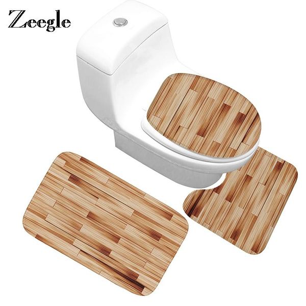 bath mats zeegle wood printed 3pcs bathroom mat set non-slip floor carpet absorbent for toilet
bath mats zeegle wood printed 3pcs bathroom mat set non-slip floor carpet absorbent for toilet